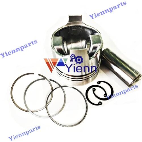 For Isuzu 6BG1T 6BG1 Piston With Piston Ring Set Carrier Excavator Loader Tractor Truck Bus Diesel Engine Repair Parts