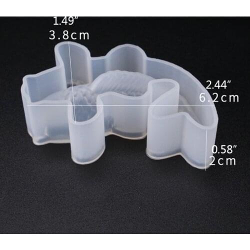 Transparent Silicone Mold Decorative Resin Mould DIY Crafts Pendant Making E56C