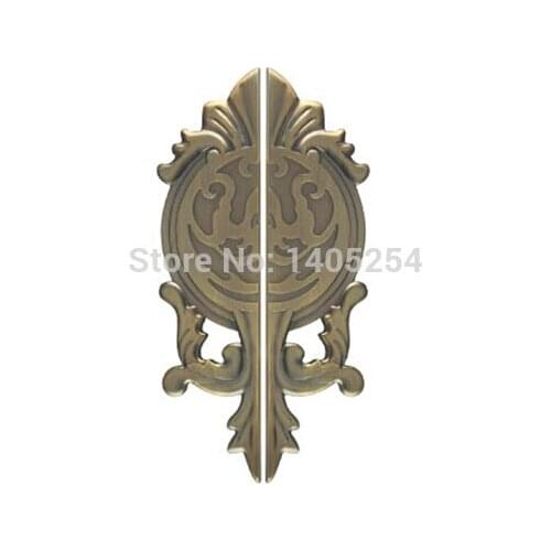 Luxury glass door handles bronze copper color
