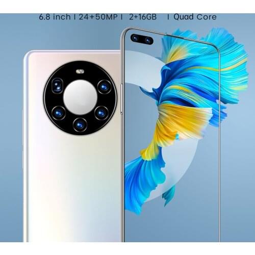 Smartphones Mate48 Ultra 6.8 Inch Mobile Phone Android 6.0 2GB+16GB Quad-Core Call Mobile Phone 3200mAh Smartphones смартфоны