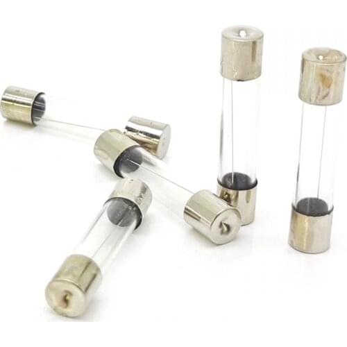 100pcs/lot 6*30mm Fast Blow Glass Tube Fuses 6x30 mm 250V 0.1A 0.5A 1A 2A 3A 4A 5A 6A 8A 10A 15A 20A 25A 30A AMP Fuse