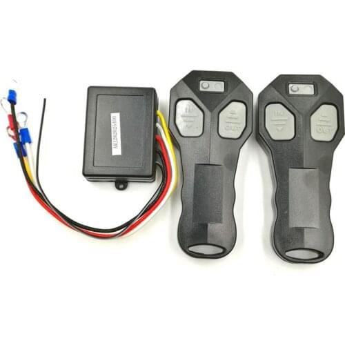 Universal Car Wireless Winch Remote Control With Twin Handset Two Matched Transmitters