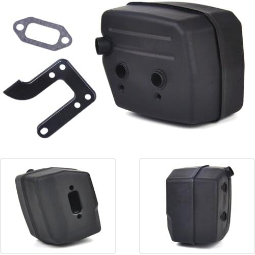LETAOSK Exhaust Muffler & Gasket & Bracket fit for Husqvarna 268 61 272 Chainsaw 503 47 69-01