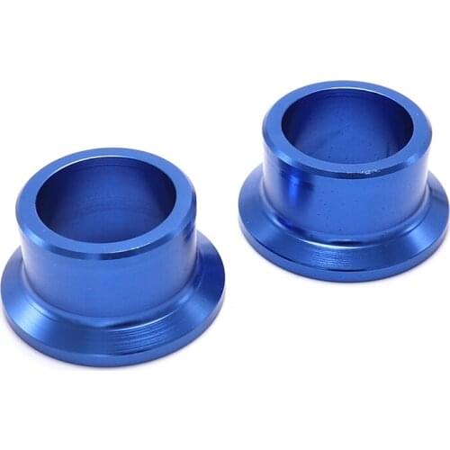 Motorcycle CNC Rear Wheel Hub Spacer For Yamaha YZ YZ250F YZ 250F 2009-2016 YZ250F YZ 250F 2009-2016 Blue Anodized 6061 Aluminum
