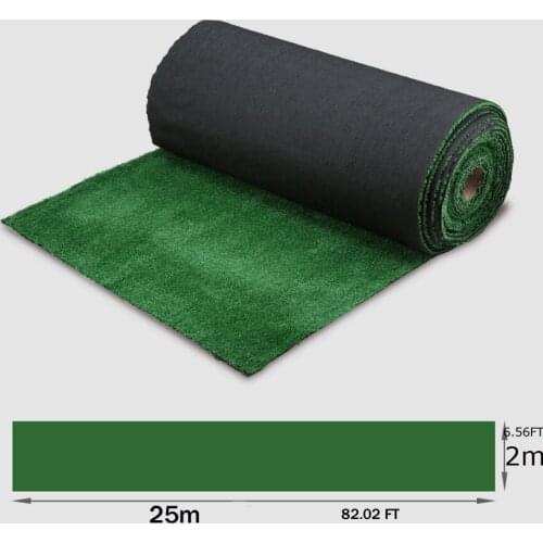 Artificial grass jade green 1cm 2*25m