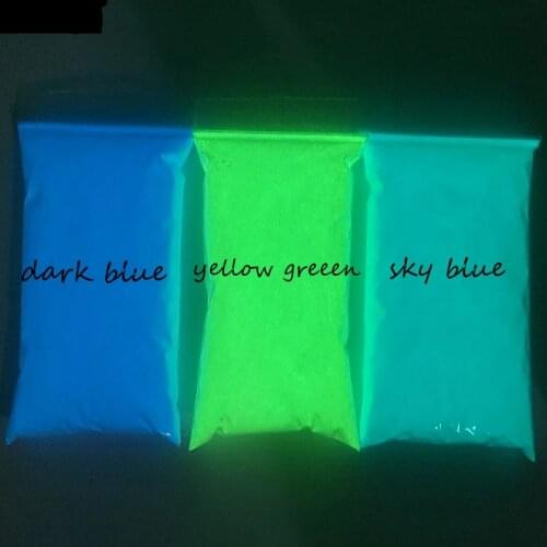 100g mix 3 colors luminous powder Neon Phosphor Ultrafine Luminous Pigment Nail Art Dust Glow in the Dark,nail glitter