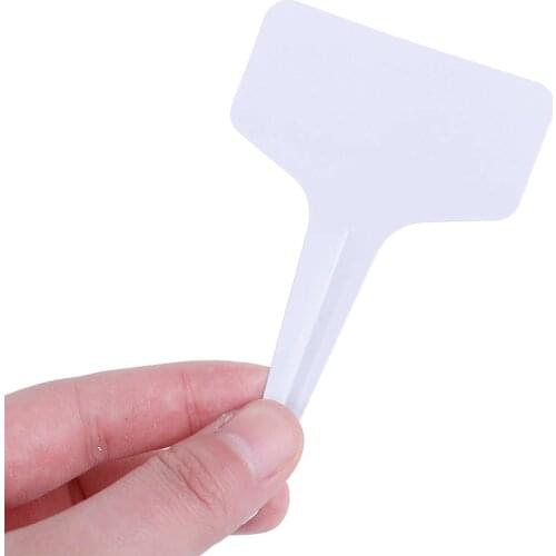 100x Garden Labels Gardening Plant Classification Sorting Sign Tag Card White