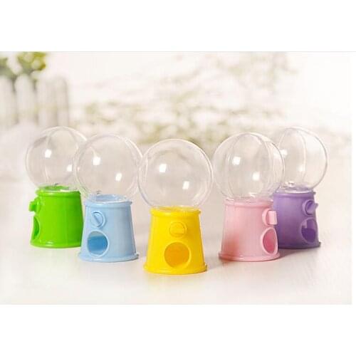 12pcs/lot Light Bulb Shaped Candy Machine Cute Twisting Machine Mini Candy Boxes Wedding Birthday Party Baby Shower Decoration