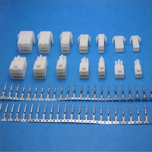 2sets Male and female pairs 4.5mm pitch Tamiya type plug and socket Connector terminal Air docking