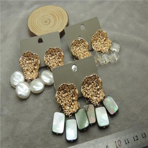 2019 Real Brinco Brincos Aros Factory Direct Sales Fashion Street Shooting Temperament Japanese Fresh Baroque Earrings Ta20