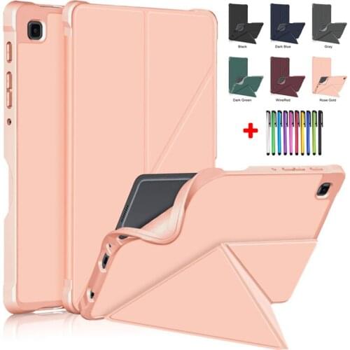 For Galaxy Tab A7 Lite T220 Etui For Samsung Galaxy Tab A7 Lite 8.7inch SM-T220 T225 Tablet Cover Multi-Viewing Angle Stand Case