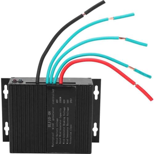 ≤1000W Wind Turbine Generator Controller Battery Charging Regulator IP67 Waterproof Wind Power Regulator DC48V