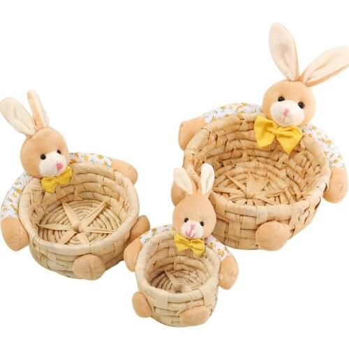 Snack Key Cosmetics Storage Box Rattan Fabric Storage Box