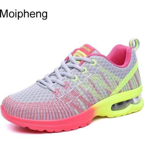 Moipheng Sneakers Women Running Shoes Colorful Womens Sneakers Breathable Shoes Plus Size 35-42 Lightweight Zapatillas Mujer