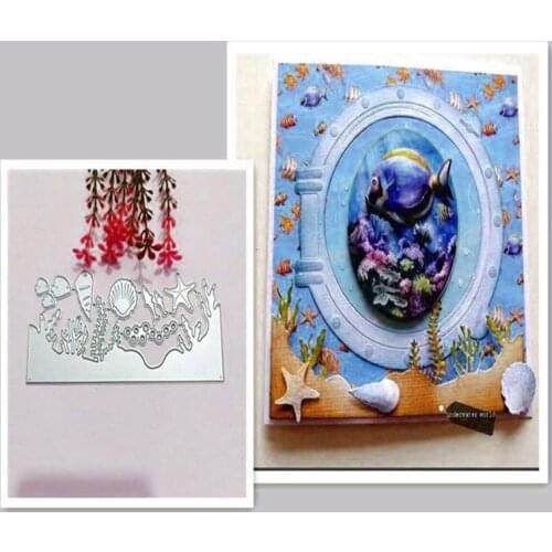 Ocean world background Metal Cutting Dies for DIY Scrapbooking Album Paper Cards Decorative Crafts Embossing Die Cuts