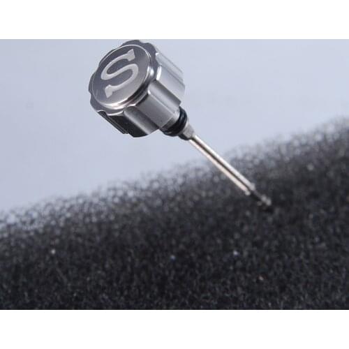 Mod Diy SKX007 Watch Crown Double Gasket Engraved Signed 'S' Mod Silver Fit For nh35 NH36 Movement watch