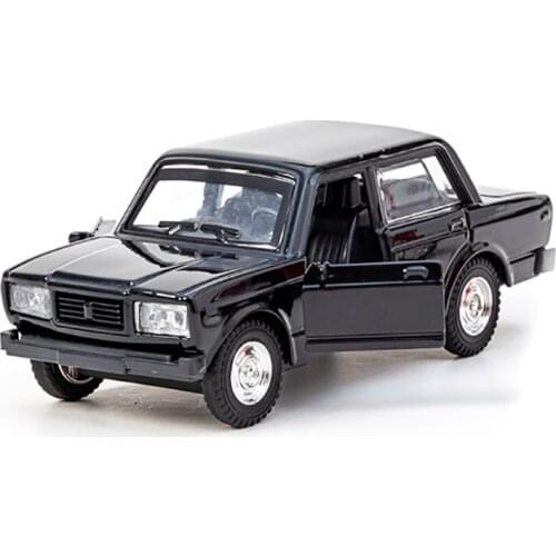 12.5CM 1:32 Scale Metal Alloy Classic Russia Soviet Union Lada Auto Car Model Pull back Model Diecast Vehicles Toys F Children