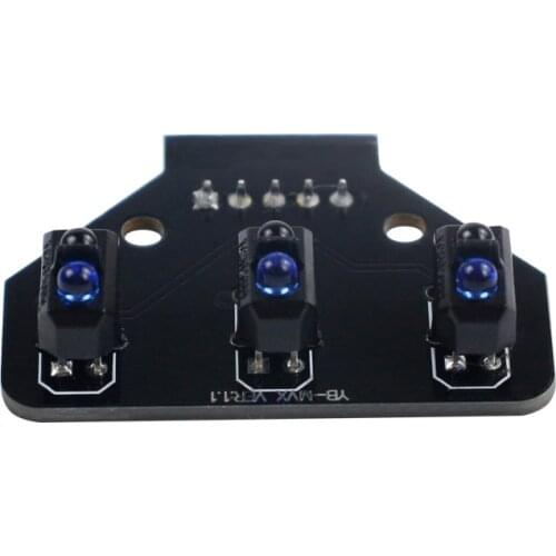 Taidacent 3 Channel PID Tracking Module Analog Value Output Adjustment-Free Smart Car Infrared Line Tracking Sensor Module