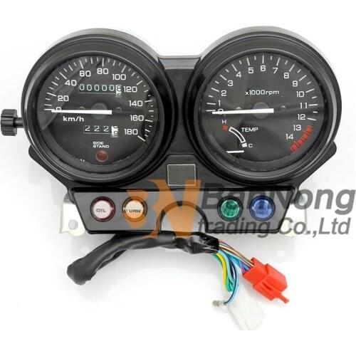 Motorcycle Gauges Cluster Speedometer Tachometer Odometer Instrument Meter Assembly For Honda CB250 CB400 CB-1 Jade250 1989-1990