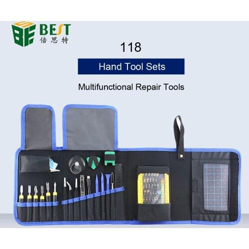 BST-118 67 In 1 Multi-Purpose Hand Tool Sets Electronics Repair Work Tools Kit Bag For IPhone Watch Tablet PC Smartphones Repair