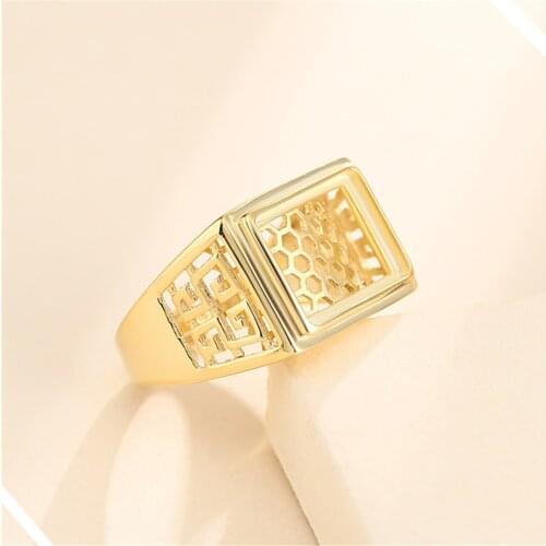 Ring Base for 8x10mm/10x14mm/15x20mm/8x8mm/10x10mm/15x15mm Rectangle or Square Cabochons Sterling Silver Adjustable Ring Blank