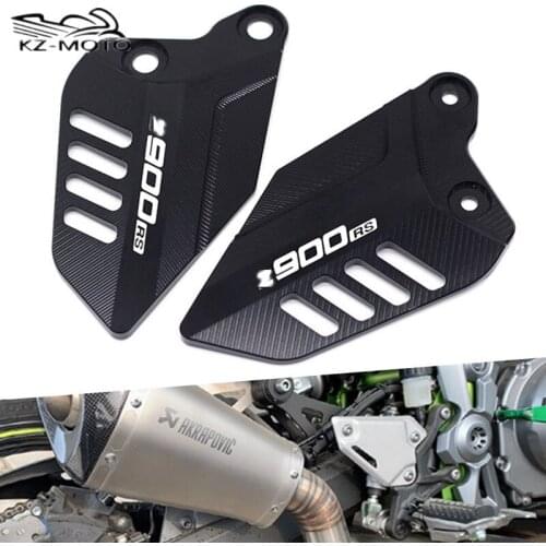 Motorcycle CNC Front Foot Side Stand Enlarge Pedal Wing Bracket Footrest Protector Set For Kawasaki Z900RS Z900 RS z900rs 18-20