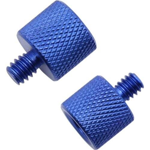 All Metal 1/4 Turn 3/8 Color Metal Adapter Screw Microphone Microphone Bracket Conversion Adapter Screw