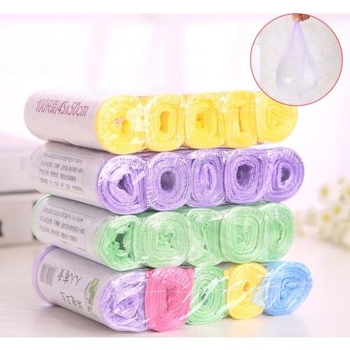 Hot biodegradable household garbage bags classified disposable toilet cleaning kitchen trash bags thicker plastic bags break