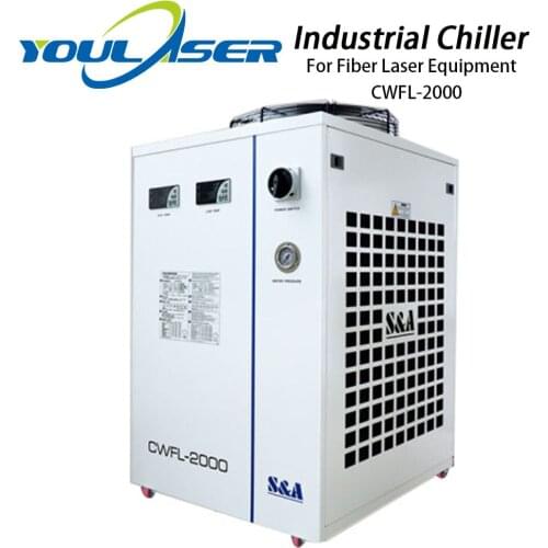 S&A CWFL-2000AN & 2000BN Industry Air Water Chiller for Fiber Laser Engraving Cutting Machine