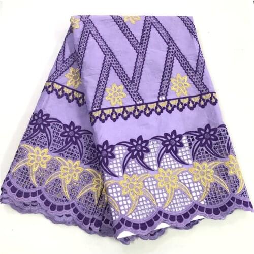 SALE African lace fabricSwiss voile lace in switzerland wedding 2.5yards embroidery swiss lace fabric Small piece fabric design