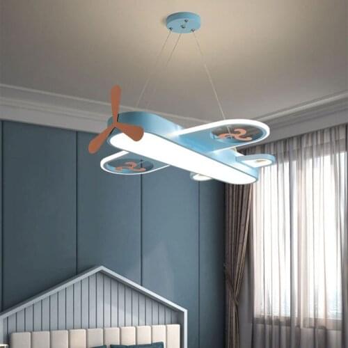 Modern Aircraft LED Chandelier for Bedroom Living room Childrens Baby Room hanglamp Indoor lighting home Decoration nordic lamp