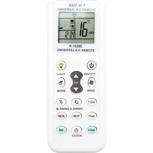 Universal Low Power Consumption K-1028E Air Condition Remote LCD A/C Remote Control Controller Stylish and Elegant Design GT