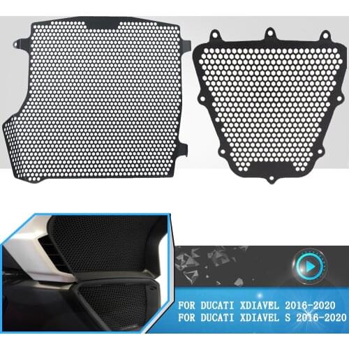For Ducati XDiavel S 2016 2017 2018 2019 2020 Motorcycle Radiator Guard Protector Oil cooler Grille Cover xdiavel d 2016-2020