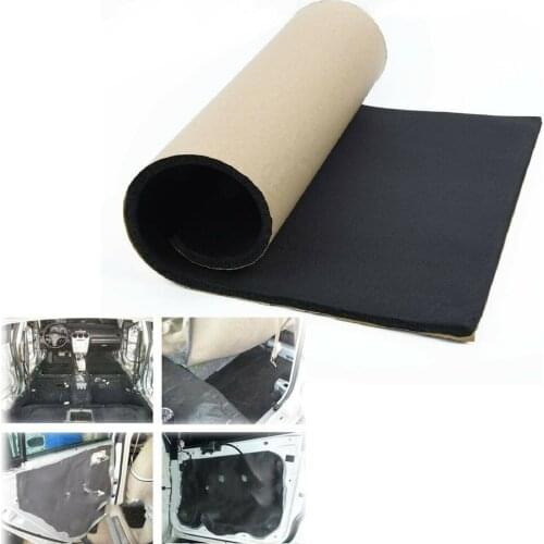 9pcs 6MM 30*50cm Car Sound Proofing Deadener Anti-noise Insulation Cotton Heat Pads Foam Mat Auto Interior Accessories