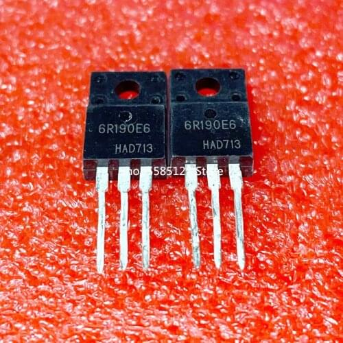 10PCS 6R190E6 IPA60R190E6 20.2A/650V TO-220F 100% New&original
