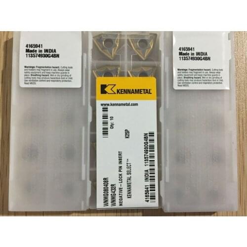 10pcs carbide inserts WNMG080408R K25P free shipping