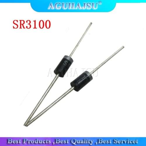 20PCS SR3100 SB3 100 TUN-41 Schottky Diode 3A 100V