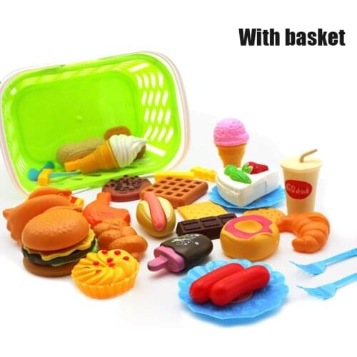 34 PCS Fun Play Food Set for Children Kitchen Cooking Kids Toy Lot Play House M09