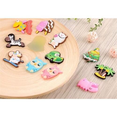 500pcs Silicone Cartoon Animal fridge magnets whiteboard sticker Refrigerator Magnets Kids gifts Home Decoration