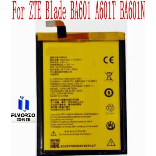 High Quality 4000mAh 545978 Battery For ZTE Blade BA601 A601T BA601N Mobile Phone