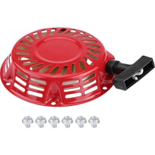 Aluminum Recoil Starter Pull Start Assembly for Mini Pocket Bikes ATV For 2KW 168F Gasoline Generator Engines