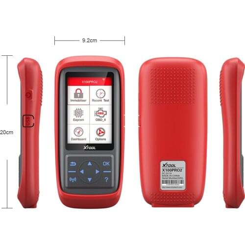XTOOL X100 Pro2 OBD car Diagnostic Tool X100 Pro Auto Key Programmer / Mileage Adjustment with EEPROM Adapter