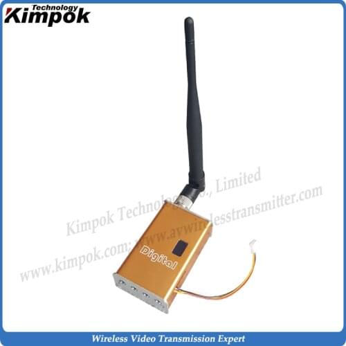 100KM LOS FPV/UAV Wireless Video Transmitter 1.2Ghz, 7W Mini Video Transmitter and Receiver For Long Range Wireless Camera