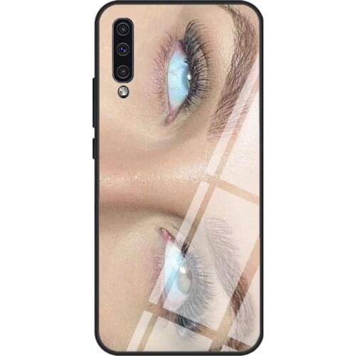 Sydney Carlson Eyes For Samsung A21S A20e A10 A20 A30 A50 A70 A31 A51 A71 A12 A52 A72 A32 Tempered Glass Case