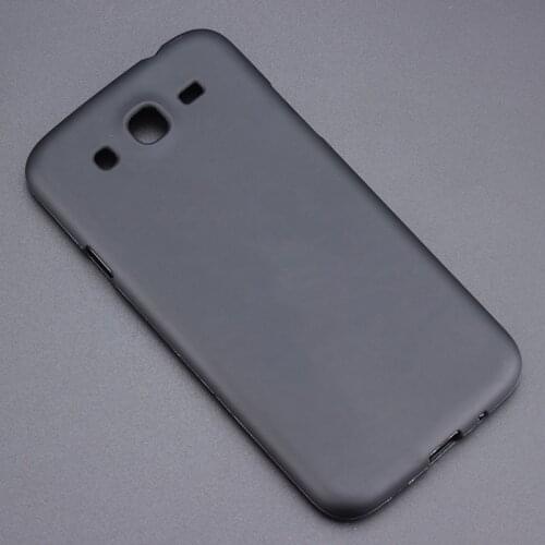 Black Gel TPU Slim Soft Anti Skiding Case Back Cover For Samsung Galaxy Mega 5.8 i9150 i9152 Phone Rubber silicone Bag