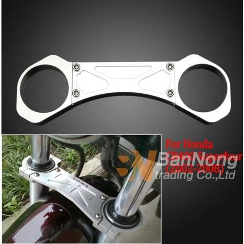 CNC Motorcycle Front fork Shock Absorber balance brace device front Fork Brace For Honda CB400 SF 2002-2009 CB1300 03-up