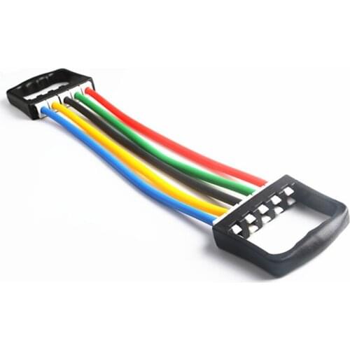 Color Latex Tubes Pull Rope Fitness Resistance Elastic Rope Cable Yoga Exercise Resistance Band Chest Opener Rally