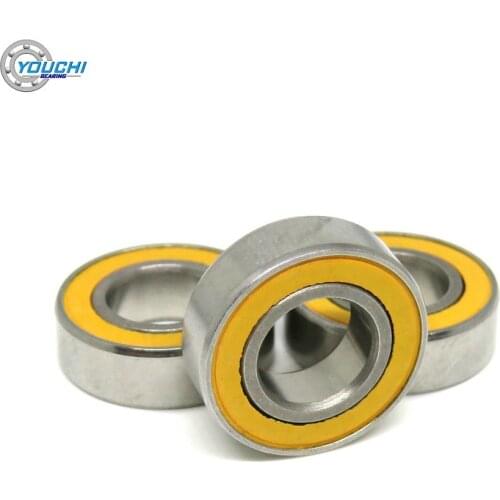 S688 2RS 8x16x5 mm ABEC-7 Yellow Rubber Seals Hybrid Ceramic Ball Bearings S688C 688 RS S688RS 8*16*5 RC Cars Miniature Bearing
