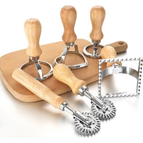 Stainless Steel Dumpling Edge Cake Dessert Mold Cake Biscuit Embossed Baking Tool Pie Pizza Fruit Cutter Baking Accessories