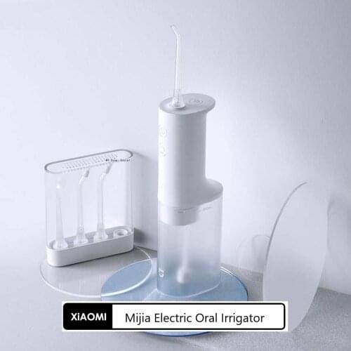 Xiaomi Mijia Electric Oral Irrigator Oral Irrigator 200ml Capacity IPX7 Waterproof Toothpick Dental Care 4 Gear Levels